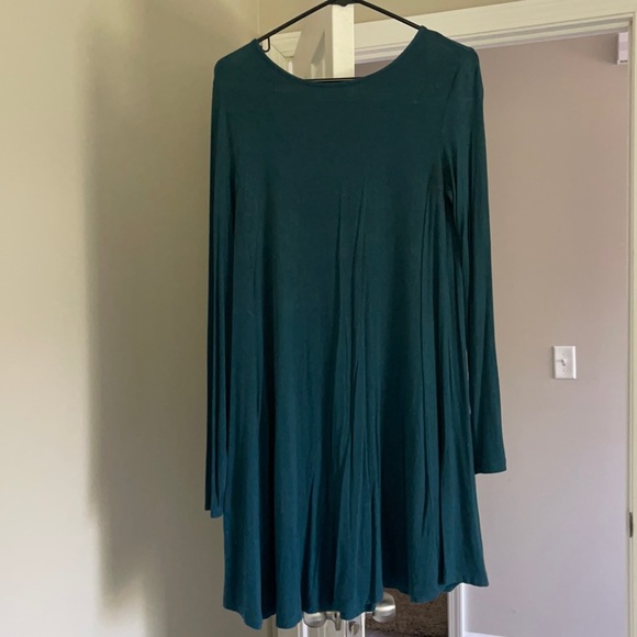 Old Navy Dresses & Skirts - Old Navy Teal Long sleeve Swing Dress